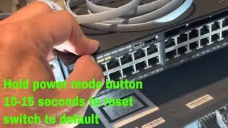 Reset forgotten password Cisco 3650 switch #ciscoswitch #ciscotraining #ciscosecurity