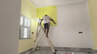 Лучшее сочетание светлых оттенков в комнате: краска Asian Paints Royale Glitz #светлыйцвет #комна...