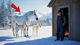 Ein armer Farmer öffnet seine Tür für ein riesiges Pferd – die Folgen verändern alles