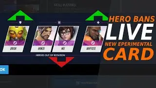Hero Bans Live + New Experimental Card | Overwatch News