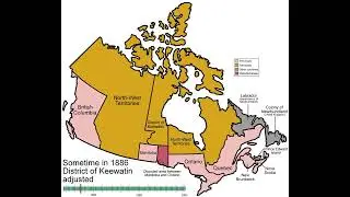 The Growth Of Canada's Provinces & Territories 1867 - 2001