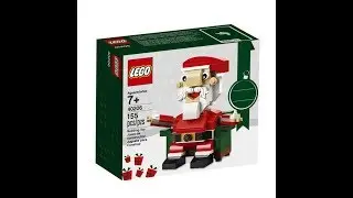 un boxing of the the Seasonal Lego Santa 2017 #40206