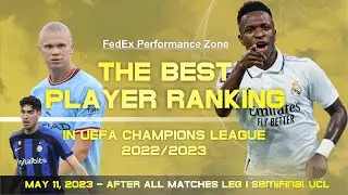 THE BEST PLAYER IN UEFA CHAMPIONS LEAGUE 2022/23 - TOP 10 RANKINGS By FedEx Performance Zone