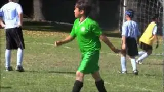 Kameron Lopez- 3 Goal Soccer Game, 8 years old