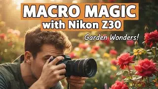 Nikon Z30 Cinematic Video: Green Nature & Calming Rain Drops (4K Macro Test)