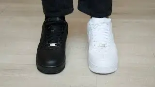Which Is Better? Nike x Supreme Air Force 1 Low 'White' vs 'Black' (2020)