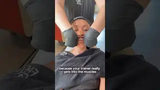 Буккальный массаж + электрошоковая терапия для лица в Facegym NYC #уходзакожей #уходзасобой #косм...