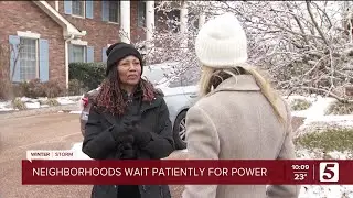 A small neighborhood in Antioch is among dozens waiting patiently for power