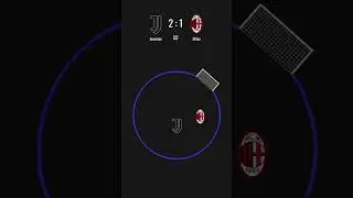 Juventus vs Milan | Marble Football Showdown #juventus #milan #marblefootball #football #seriea