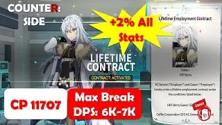 COUNTER: SIDE - [HOW TO BUILD] Gaeun Max Break Showcase, Show DPS, Lifetime Contract (11707 CP)