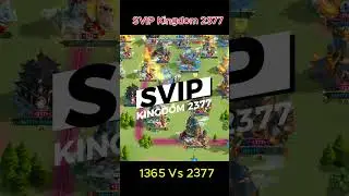 KVK 2377 | Sức mạnh của 2377 | D&agrave;n SVIP khủng của ROK#f2pgaming #games #game #rok #riseofkingdoms