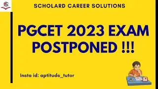 PGCET 2023 MBA/MCA/MTech Exam Postponed | PGCET Exam Preparation Guidance | #pgcet2023 #mbaentrance
