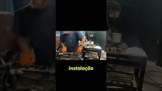 Instala&ccedil;&atilde;o dos pist&otilde;es no motor do Gol Mi!