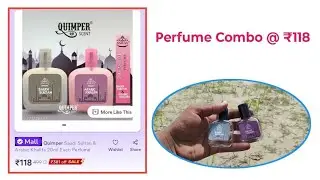 Unboxing Perfume Combo | Quimper Saudi Sultan & Arabic Khalifa @ Just ₹118 🛍️ Meesho Unboxing