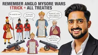Anglo-Mysore Wars | Smart Memory Tricks for UPSC, PSC & SSC | Dates, Treaties &