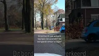 Dit bord wordt vaak verkeerd begrepen: ben je verplicht het doorgaande verkeer te volgen?