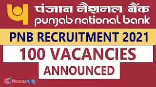 PNB Recruitment 2021 | Punjab National Bank Notification 2021 Security Manager | Bank Vacancy 2021