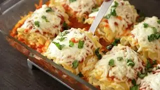 Vegetarian Lasagna Roll Ups (The BEST!)