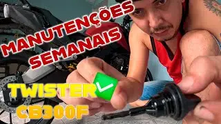 MANUTENÇÕES BÁSICAS NA TWISTER CB300F 🛠️