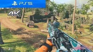 Warzone Caldera Pacific! 4K PS5 Gameplay!  (No Commentary)