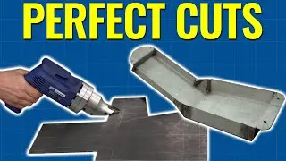 Perfectly Cut Sheet Metal For a Cafe Racer Electrical Tray - Why You NEED These Shears! Eastwood