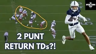 FIRST TIME PUNT RETURNING... MAKES HISTORY | Football Film Review