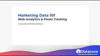 Marketing data 101: Web Analytics and Pixel Tracking