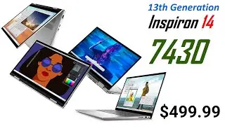 FIRST Intel 13th Gen Laptop 2024! Dell Inspiron-14-7430 , 2-in-1 Laptop - 2024 (13, Intel)
