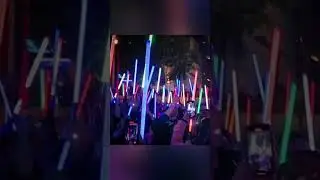 Lightsaber Meetup at Star Wars Night! #disneyland