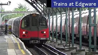 London Underground Northern Line Trains At Edgware
