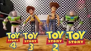 Comparison 2021 vs 1995 Woody and buzz lightyear