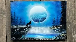 Lone Wolf - Titi Spray paint