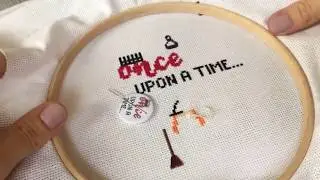 How to cross stitch a witch&rsquo;s broom [Fantasy Fairytale Pattern]