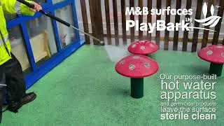 Bonded Rubber Mulch & Wet Pour Cleaning Services