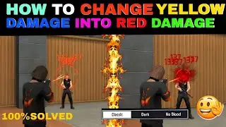 CHANGE YOUR DAMAGE COLOUR 💀 | RED DAMAGE SECRET 🥶 | HOW TO CHANGE DAMAGE COLOUR IN FF ✅ | #starankit