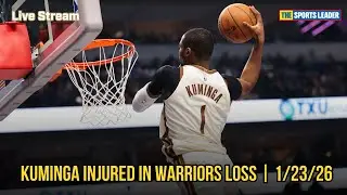 Warriors Fall to Mavs | Jonathan Kuminga Injured, MRI Scheduled Today | KNBR Livestream | 1/23/26