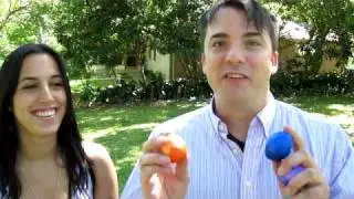 Attack of the Easter Eggs - Smashing Cascarones on Victoria's Head