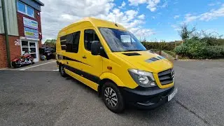 For Sale - 2018 Mercedes Sprinter van conversion MWB 78k 2 berth/belts fixed bed new conversion