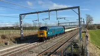 Class 37s & 45118 pass Kilby Bridge jn 24/1/2026