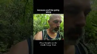 Deep Thoughts on the Linville Gorge Trail...