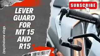 Lever Guard for MT15 and R 15 | Yamaha MT 15 | 2023 | How to fix Lever guard | Bike Accessories.