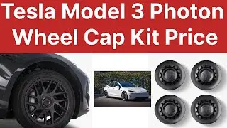 Tesla Model 3 Photon Wheel Cap Kit Price, US, Canada Shop