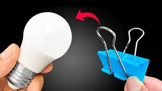 No Internet Needed! Put a Light Bulb In on the paperclip! This Idea Gives Real Value! DiyTechTrends