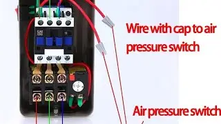 Air compressor starter working principle | air compressor ka starter kis prakar kaam karta hai dekhi