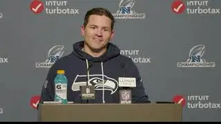 Seahawks Mike Macdonald | No Superstars but Played Together with Help from Seattle Fans to Beat LA