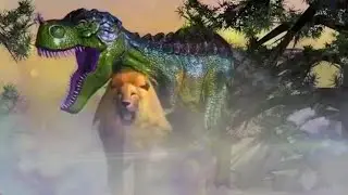 Best Dino Game - Lion VS Dinosaur Animal Simulator Game /// Gameplay Android Simulator Dino 🦖