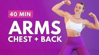35 Min Upper Body Dumbbell Dropset Workout | Strength & Sculpt | Shred It - Day 9
