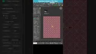 Convert a Grid to a Diamond Pattern in 3Ds Max #shorts  #3dsmax #modeling