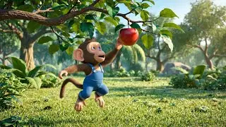 Chu Chu the Monkey’s Apple Truck Adventure – Funny Cartoon Animation