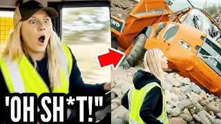 Feminist Tries A Man's Job And Instantly REGRETS It…